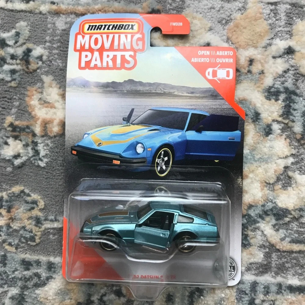 Matchbox 1982 Datsun 280 ZX, [Steel Blue] Moving Parts
